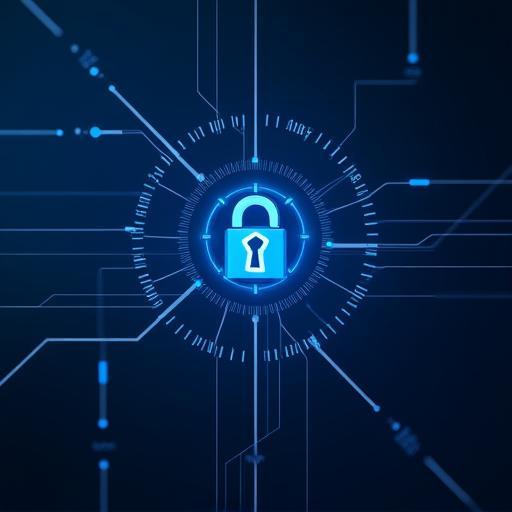 Cybersecurity network security interface.