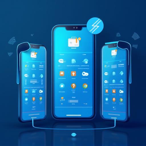 Mobile devices being managed centrally.